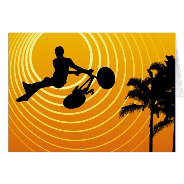 Solcykler Hälsningskort (Framsidan Horizontal)