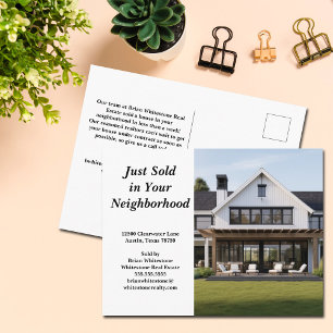 Sold Real Gods Company Anpassningsbar House Photo Vykort