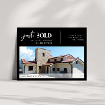 Sold Real Gods Egendom Realtor Marknadsföring Vykort<br><div class="desc">Sprid världen runt med den här snyggten,  anpassadets vykort,  med anpassningsbar bilder och text. Lägg enkelt till din egen information genom att klicka på alternativet "anpassa".</div>