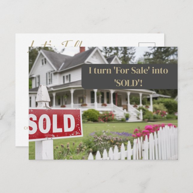 Sold Real Gods Seller Marknadsföring Vykort (Fram/baksida)