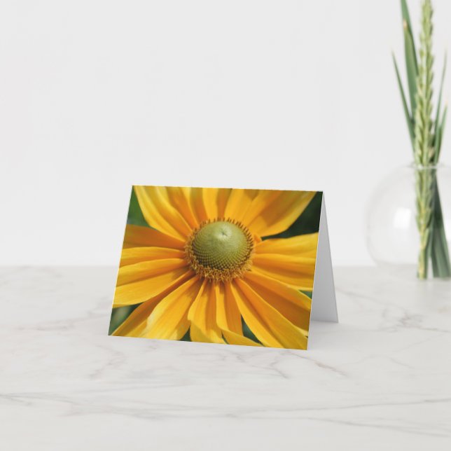 Soldags Floral Photography Card Kort (Framsida)