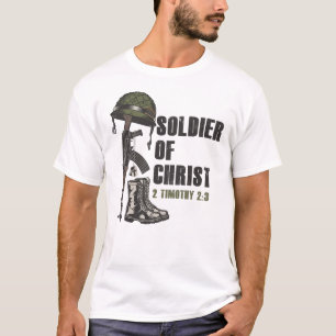 Soldat av Jesus Kristus Kristna armés Faith T Shirt