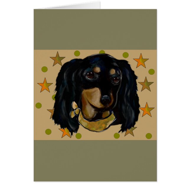 Soldat Doxie Hälsningskort (Framsidan)