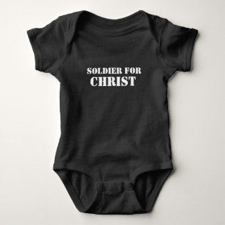 Soldat för Kristusbabydräkt Tee Shirt