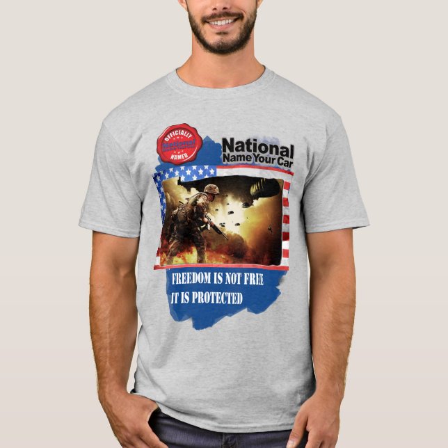 Soldat i frihetskampen t shirt (Framsida)