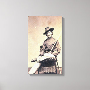 "Soldat i inbördeskriget, Frances Clalin Clayton" Canvastryck