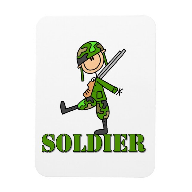 Soldat Klibbfigur Magnet (Vertikal)