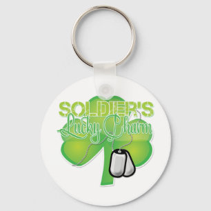 Soldat lyckliga berlock nyckelring