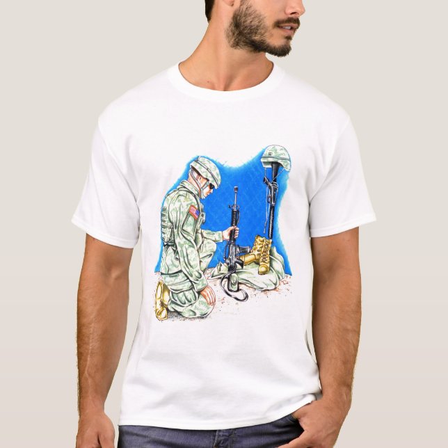 Soldat minnesmärke t shirt (Framsida)