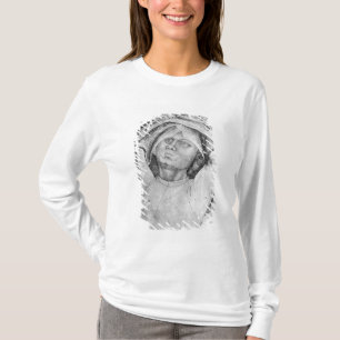Soldat som av tar hans chainmail t shirt