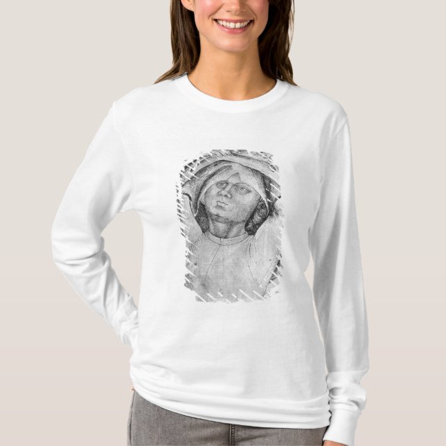 Soldat som av tar hans chainmail t shirt (Framsida)