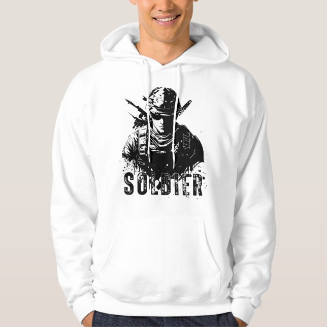 Soldat Stark Hoodie (Framsida)