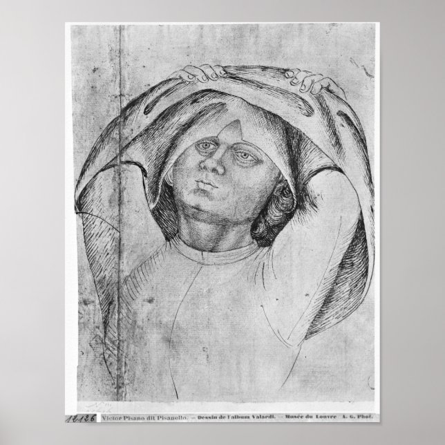 Soldat tar av sig sin kedjepost poster (Framsidan)