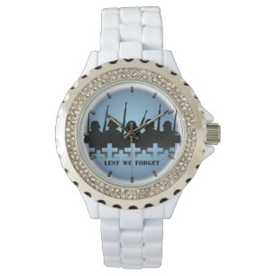Soldat Tribute Watch Lest We Forget Armbandsur
