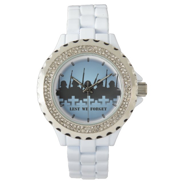 Soldat Tribute Watch Lest We Forget Armbandsur (Framsida)