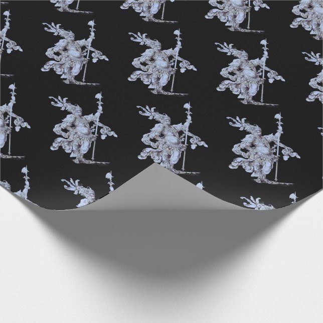 Soldatavtryck 1700-talet presentpapper (Hörn)