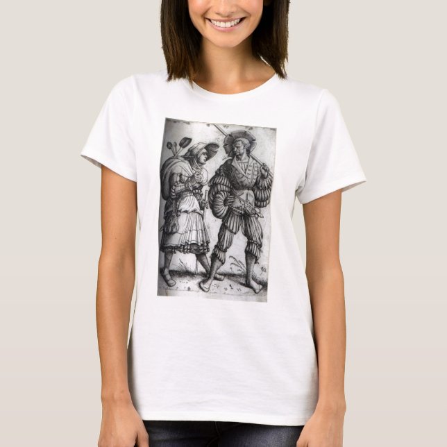 "Soldaten och hans fru" - Landsknecht T-shirt (Framsida)