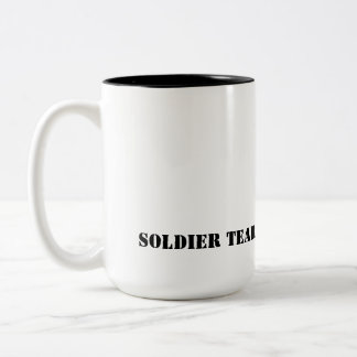SOLDATEN RIVER kaffemuggen Två-Tonad Mugg