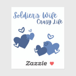 Soldatens fru, Crazy Life Sticker Klistermärken