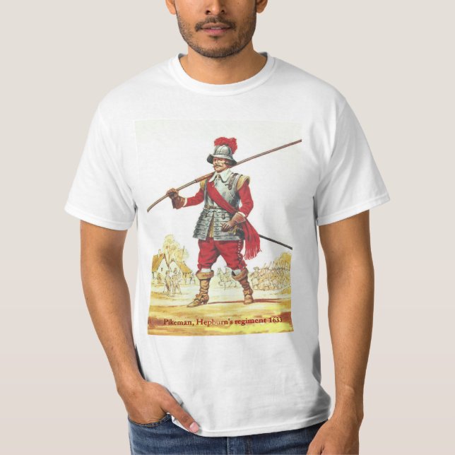 Soldater av drottningen, PikemanHepburns Regiment T Shirt (Framsida)