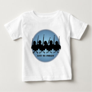 Soldater Baby T-shirts Krig Peace Lest Vi glömmer 