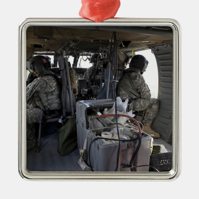 soldater bevakar faror julgransprydnad metall (Framsidan)