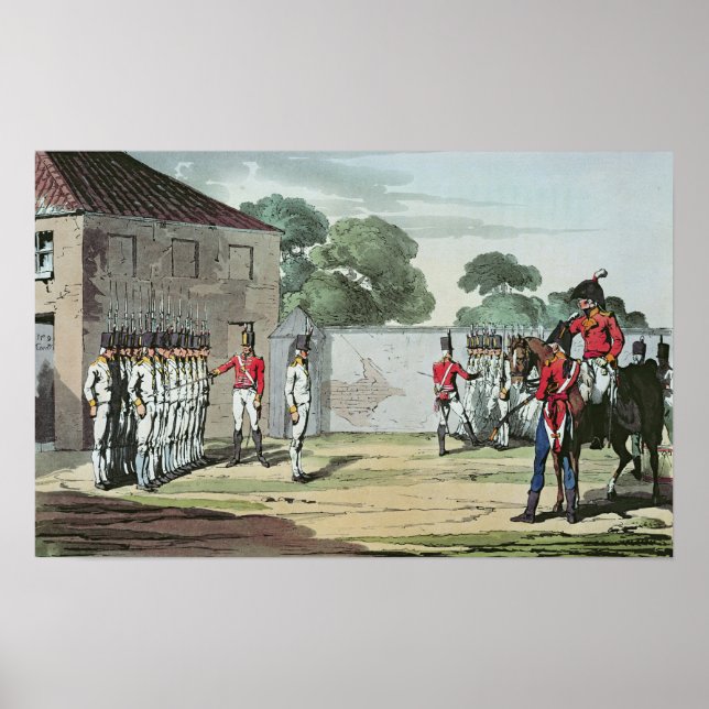 Soldater Drilling, 1807 Poster (Framsidan)