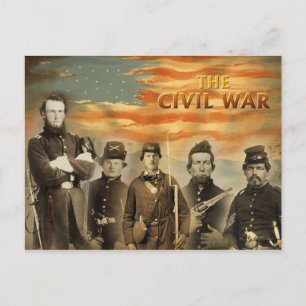 Soldater från American Civil Krig Vykort