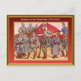 Soldater från Underbara Krig 1914-1918 1 Vykort