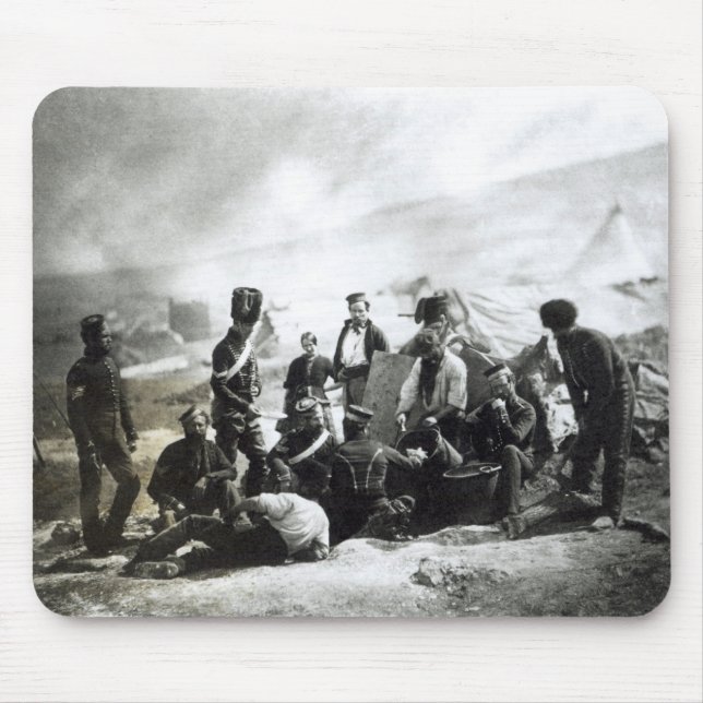 Soldater i Crimeaen, c.1855 Musmatta (Framsidan)