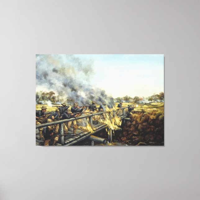 Soldater i Sol av Donna Neary Print Canvastryck (Framsida)