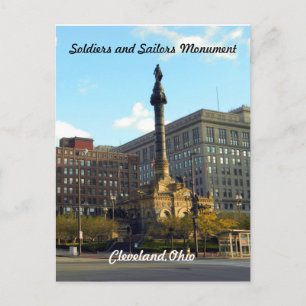 Soldater och sjömän Cleveland Ohio Vykort