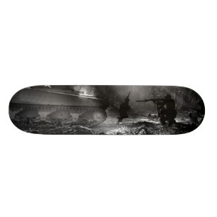 Soldater på Bougainville (Solomon Island) 1944 Skateboard Bräda 20 Cm