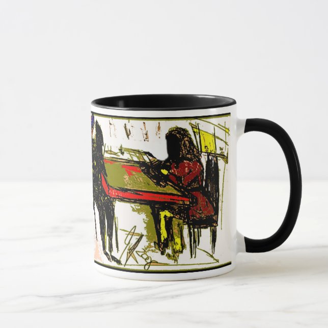 soldater skol flicka mugg (Höger)