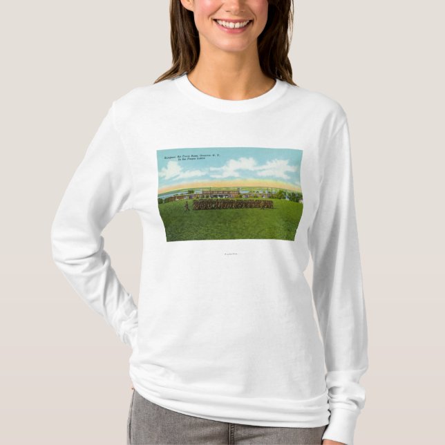 Soldater som marscherar i bildande tee shirt (Framsida)