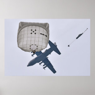Soldater utför flygburna operationer poster