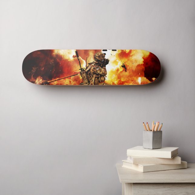 Soldater vid Krig Skate Deck eller Wall Art (Väggkonst (Horz))