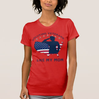 Soldatera veteraner som Mamma - Amerikanskt Pride T Shirt