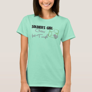 Soldaters flicka Cute, men Tuff Tee