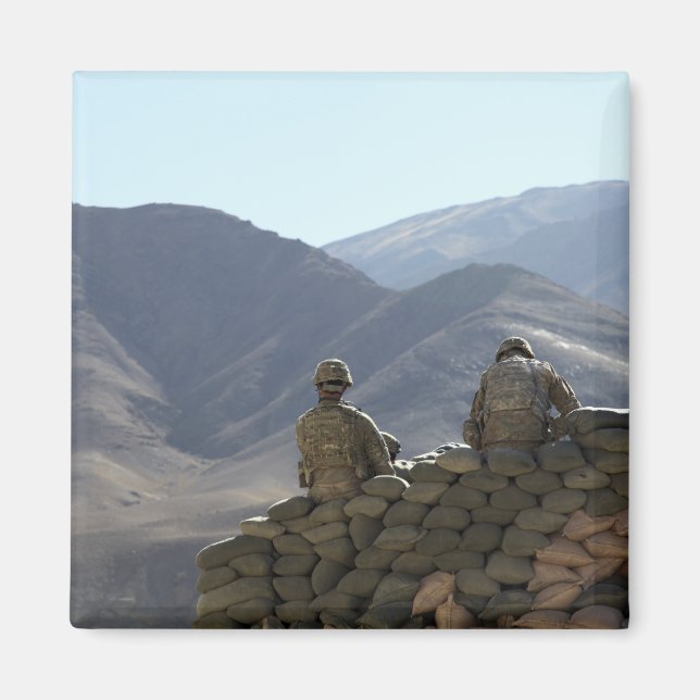 Soldaters kommunikationsutrustning springa magnet (Framsidan)