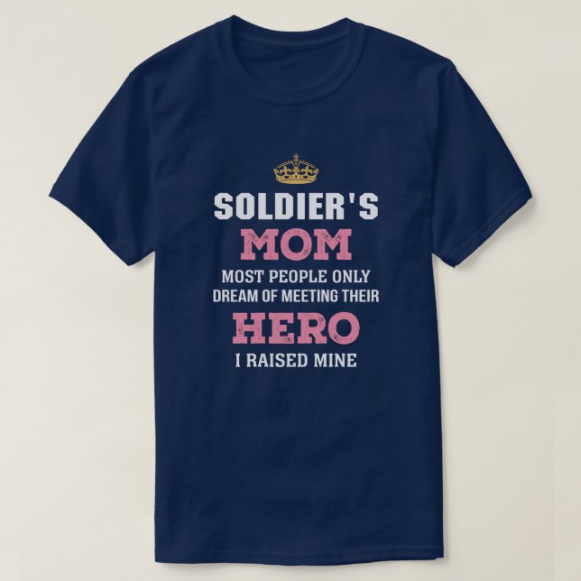 Soldaters Mamma Razed Hero T Shirt (Design framsida)
