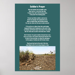 Soldaters Prayer Poster