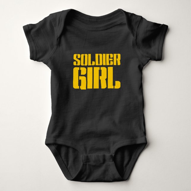 SOLDATFlicka T Shirt (Framsida)