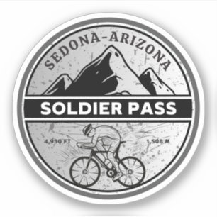 soldatpass Arizona vandringsleder Klistermärken
