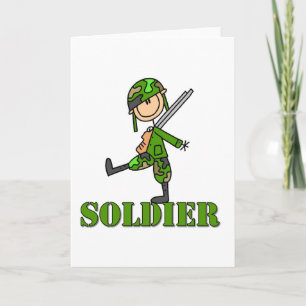 Soldatstick figur kort