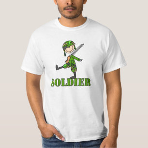 Soldatstick figur t-shirt