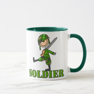 Soldatstick figurmugg mugg