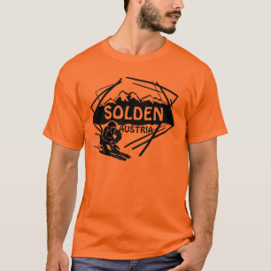 Solden Austria killers orange ski art T.T. Tee Shirt