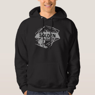 Solden Austria killys black ski art hoodie