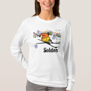 Solden Österrike skidar hoodien T Shirt